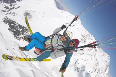 Vol en parapente biplace avec Flyverbier - Photo 5